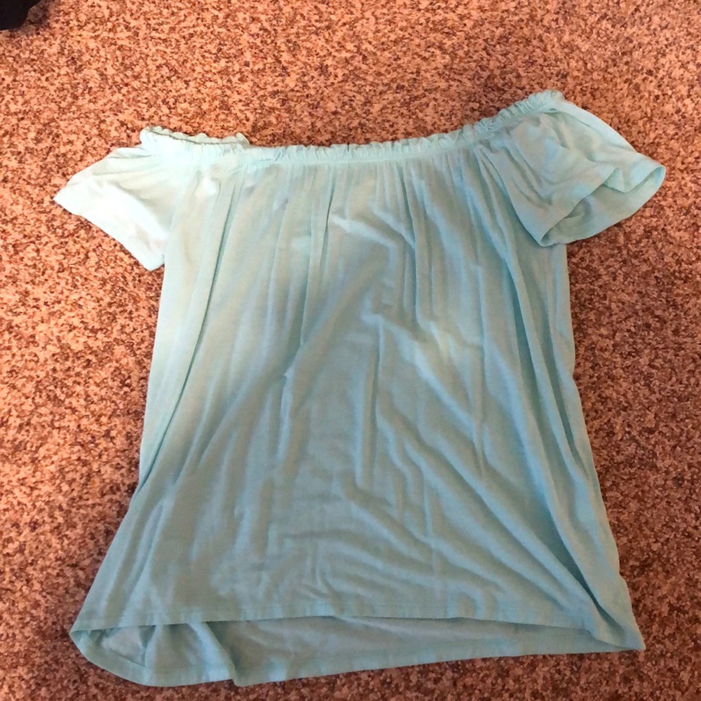 off the shoulder shirt